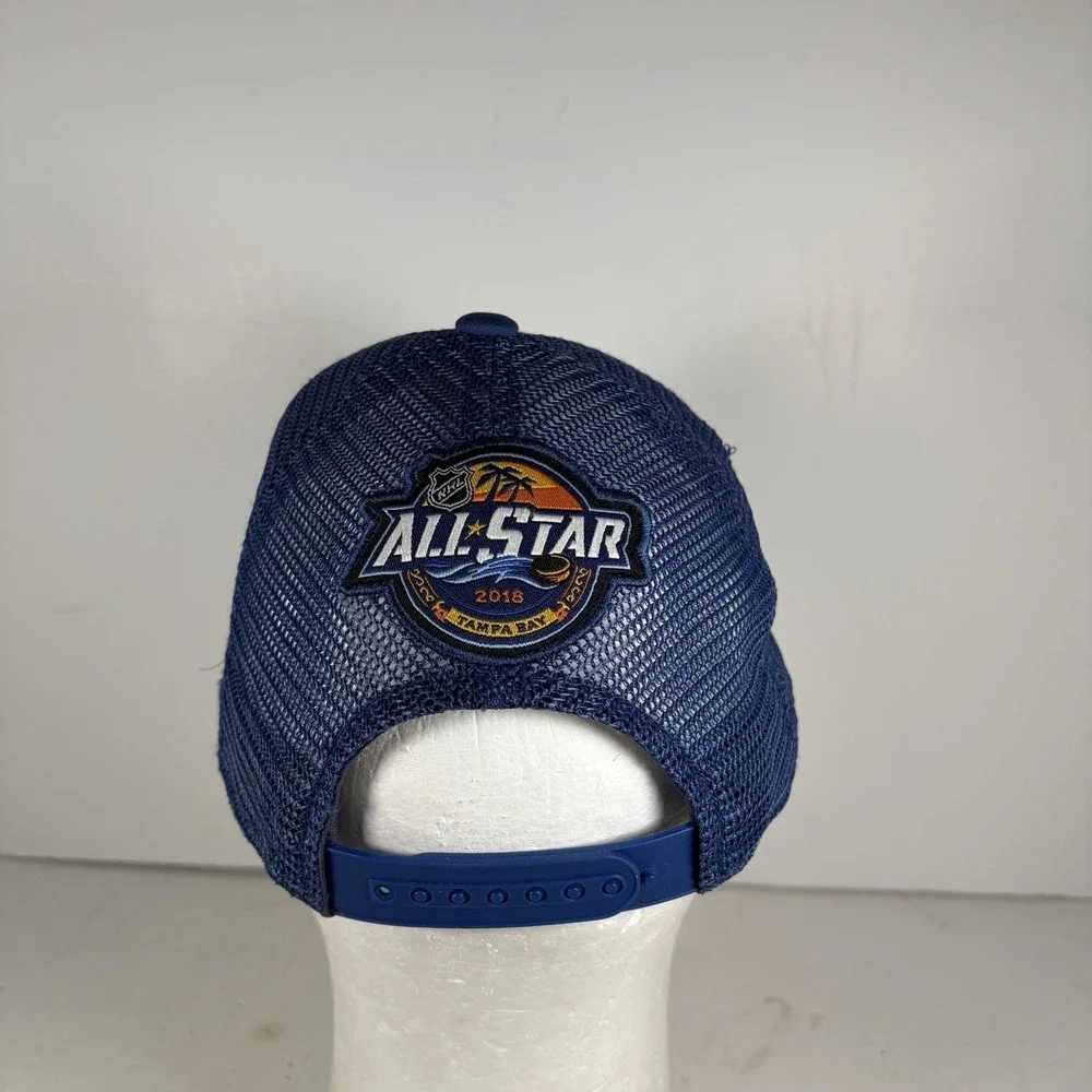 Adidas Tampa Bay Lightning 2018 NHL All-Star Game Mesh Back Snapback Hat‎